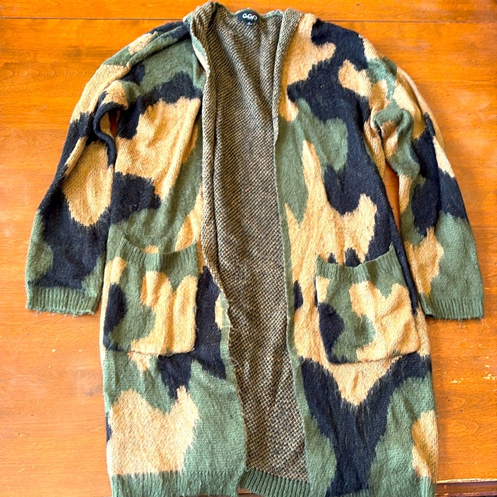 Camo Cardigan